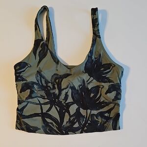 Floral Print Align Top